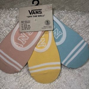 Vans “Off the Wall” Girls 3 Pack Socks